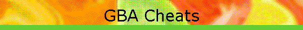 GBA Cheats